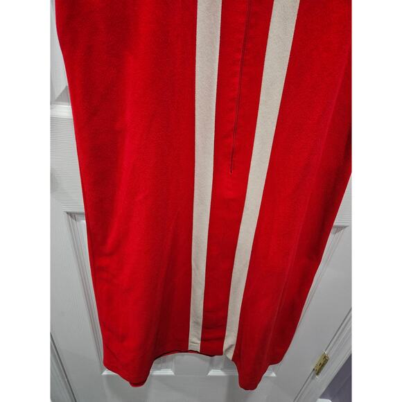 Vintage 70's Vanity Fair Velour Red White Ladies Robe Housecoat Size M - Picture 5 of 12